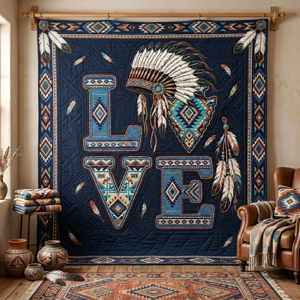 Blue Desert Love WN1106002CL Quilt