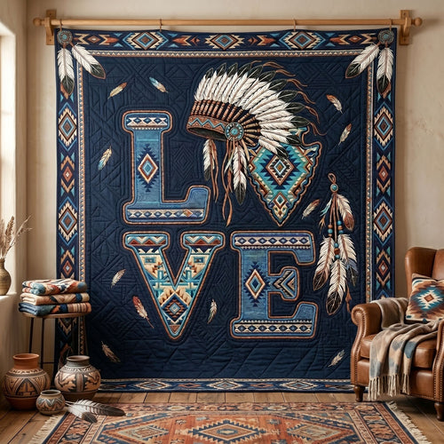 Blue Desert Love WN1106002CL Quilt