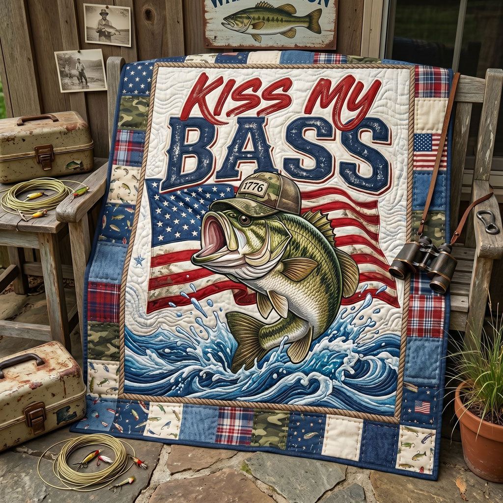 Kiss My Bass WN3005002CL Quilt