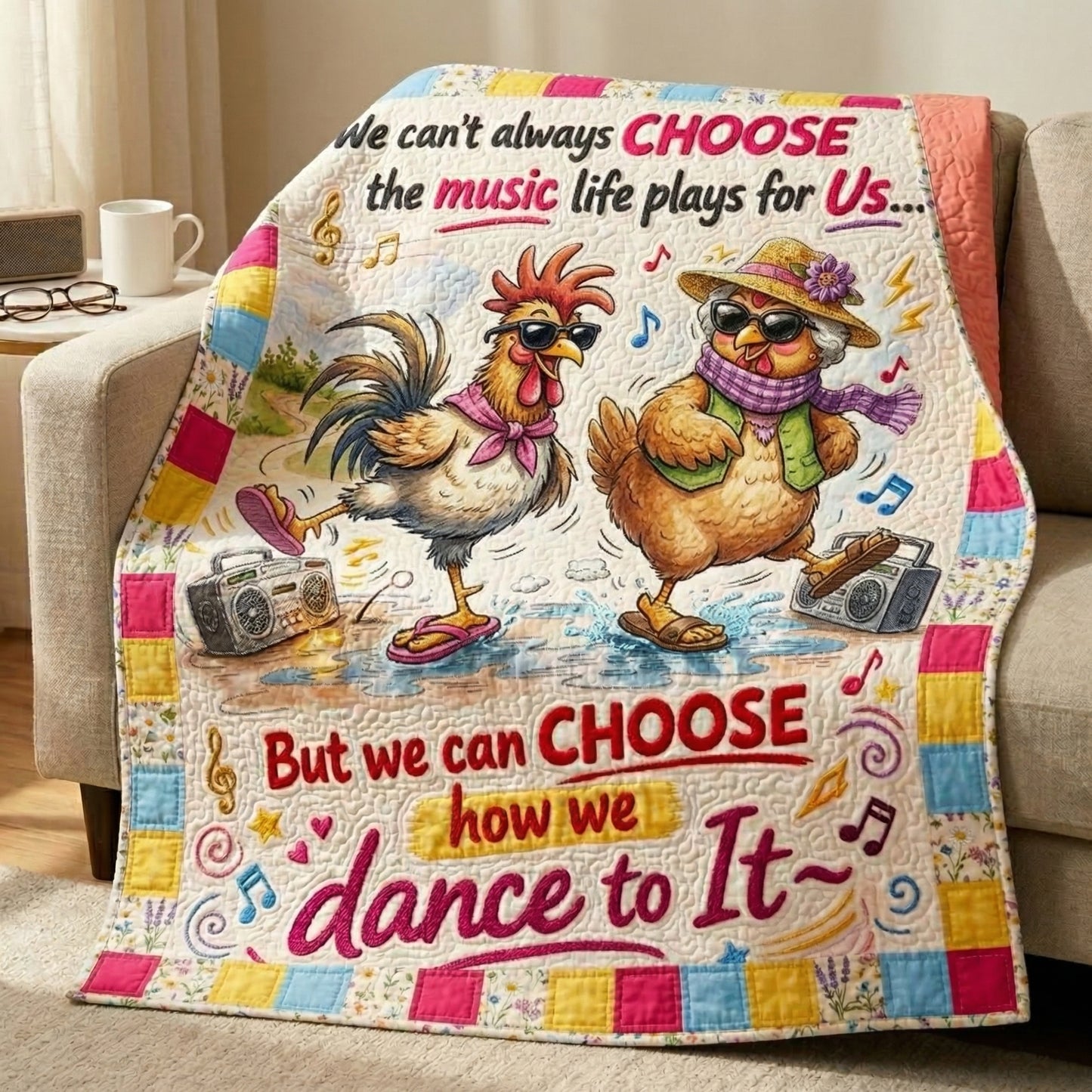 Dance It Your Way Chicken HM0604016CL Quilt
