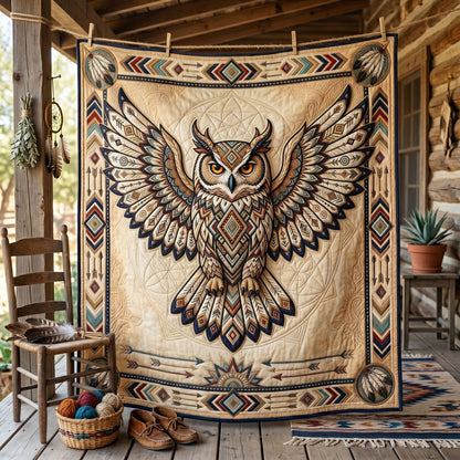 Tribal Owl Sentinel WN0806015CL Quilt