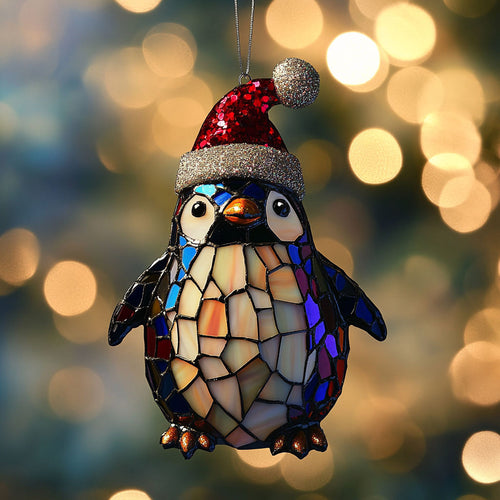 Penguin Holiday Glow WN2711032CL Christmas Ornament