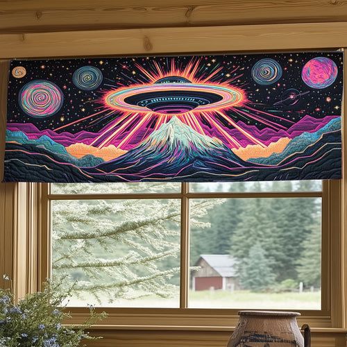 Sci fi UFO WJ2803038CL Quilted Valance