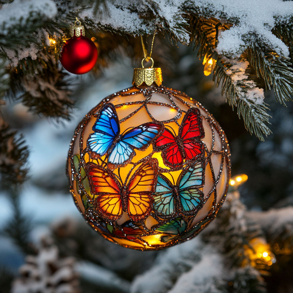 Butterfly Holiday Garland WN0812006CL Christmas Ornament