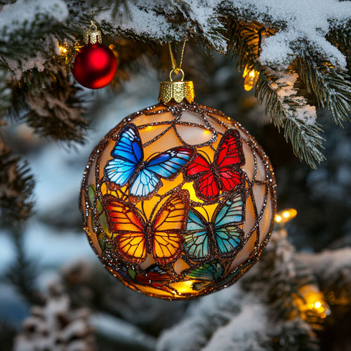 Butterfly Holiday Garland WN0812006CL Christmas Ornament