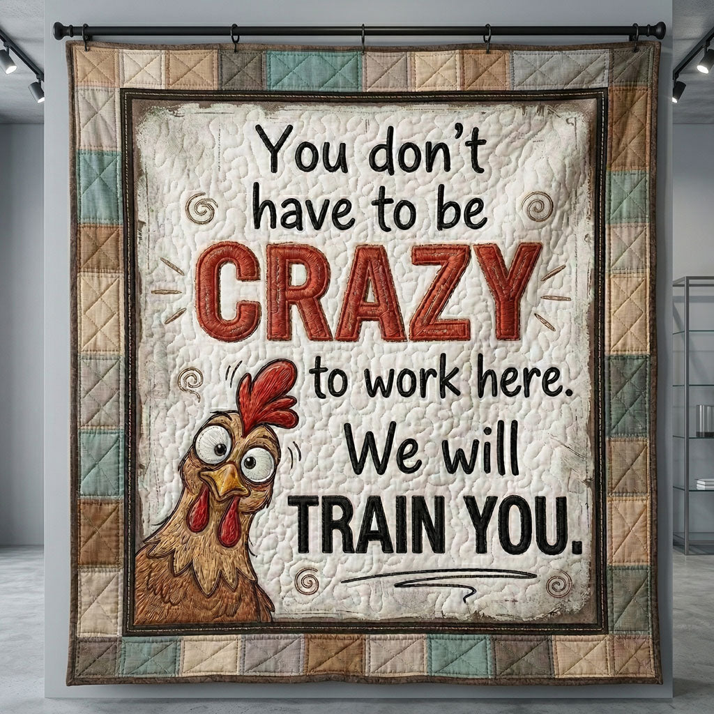 Workplace Humor Chicken WN1004012CL Quilt