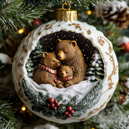 Bear Family CW2410002CL Christmas Ornament