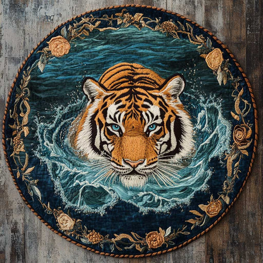 Sacred Tiger WN2205054CL Quilted Round Mat
