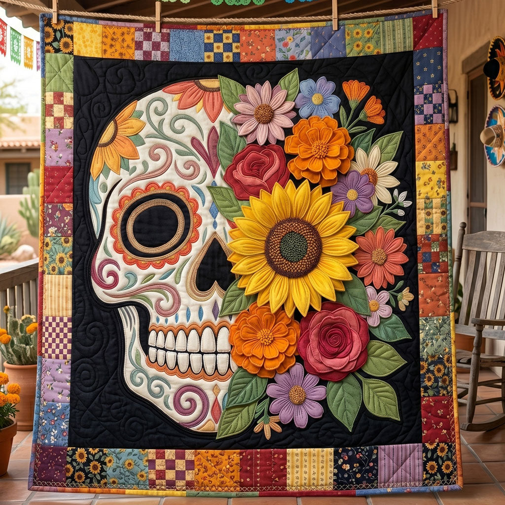 Fiesta Bloom Sugar Skull WN2404007CL Quilt