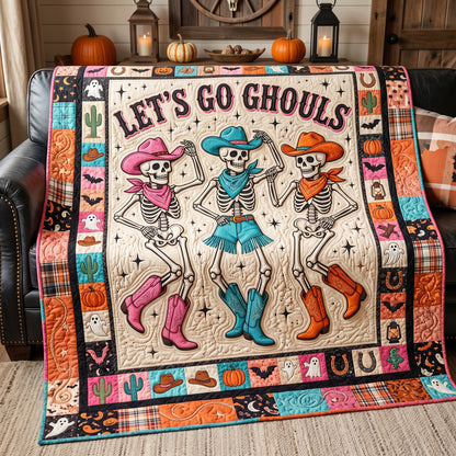 Let's Go Ghouls XR1405014CL Quilt