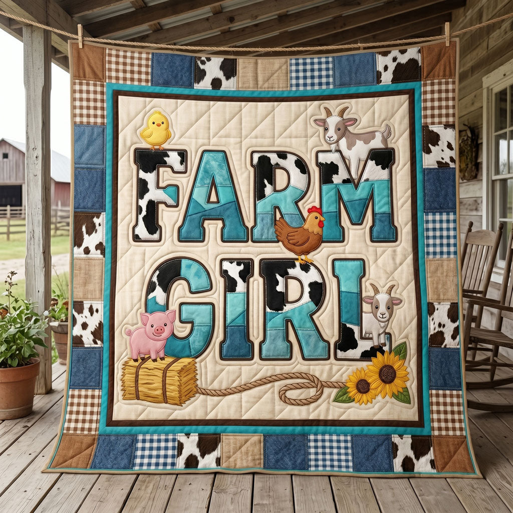 Farm Girl Patchwork WN2304005CL Quilt