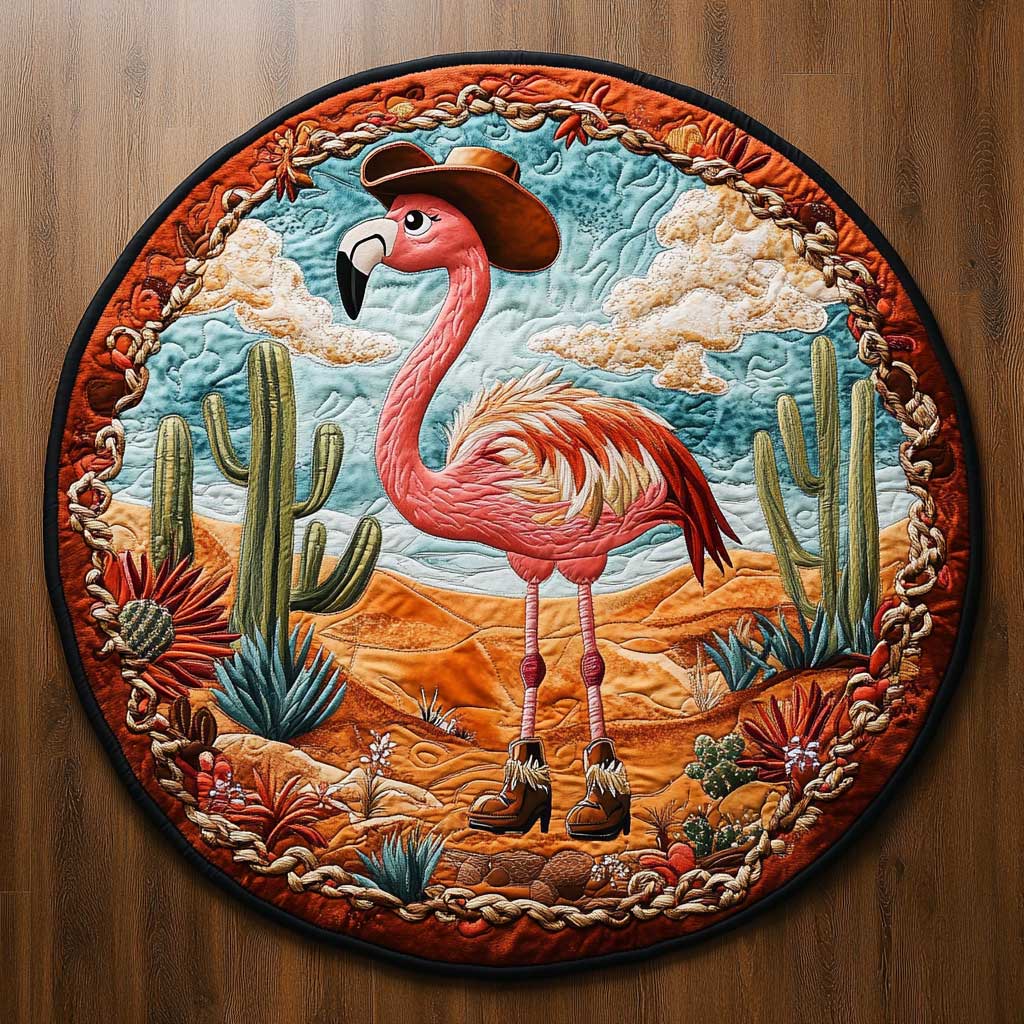 Flamingo Trailblazer WN1405021CL Quilted Round Mat