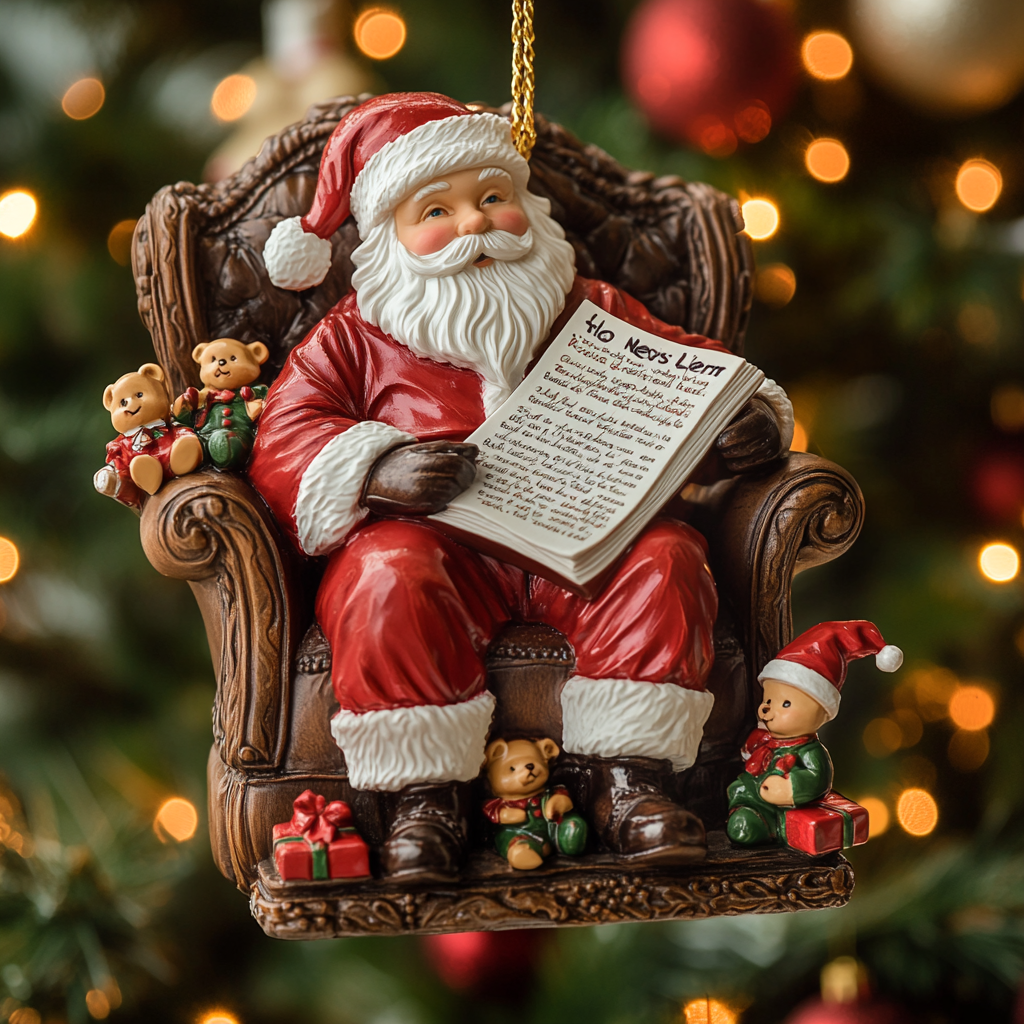 Cozy Claus CP2811012CL Christmas Ornament