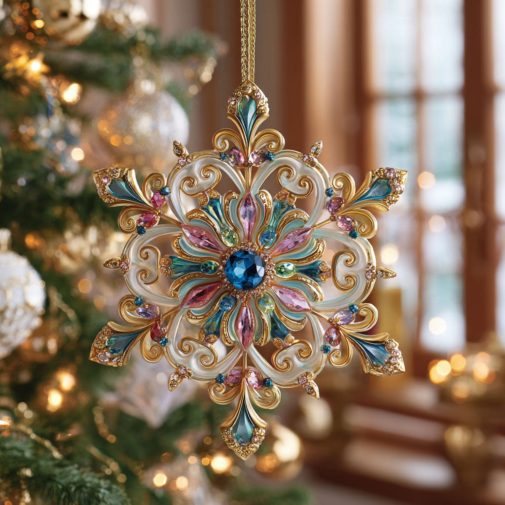 Snow Glow CW0912040CL Christmas Ornament