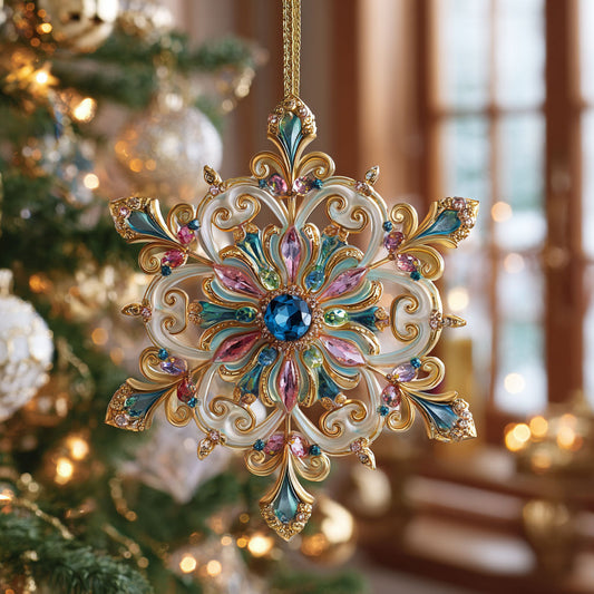 Snow Glow CW0912040CL Christmas Ornament