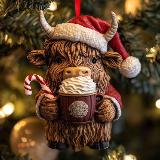 Cozy Cow Christmas Drink LT2310010CL Christmas Ornament
