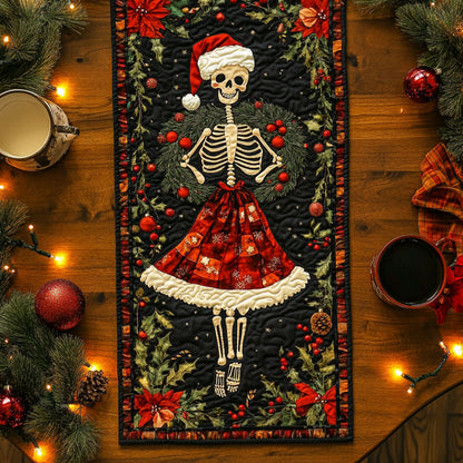 Skeleton Noel Groove WN1107060CL Quilted Table Runner