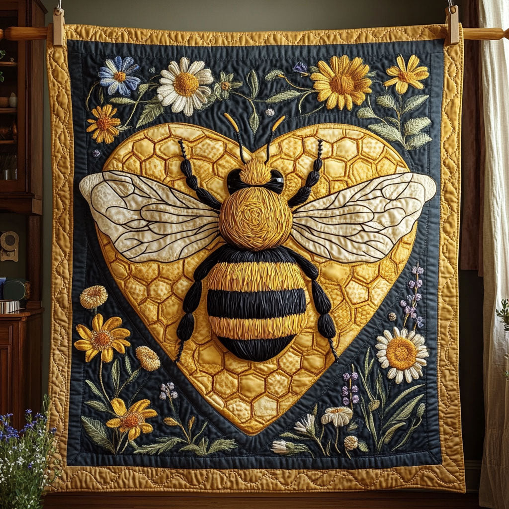Honey Bee Love KL0701007CL Quilt