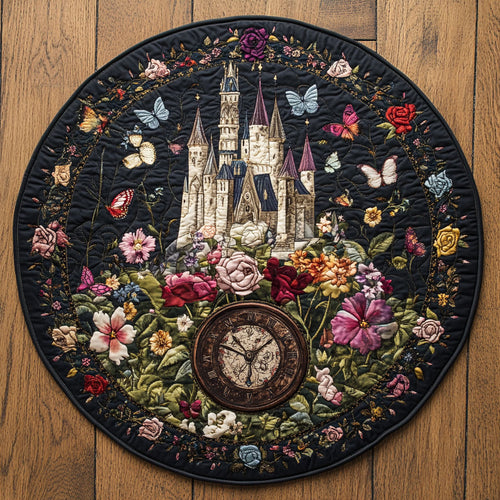 Dusklight Castle WN0408024CL Quilted Round Mat