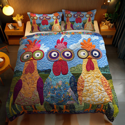 Crazy Chicken WN0803081CL Duvet Cover Set