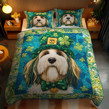 Clover Bearded Collie WN0901066CL Duvet Cover Set