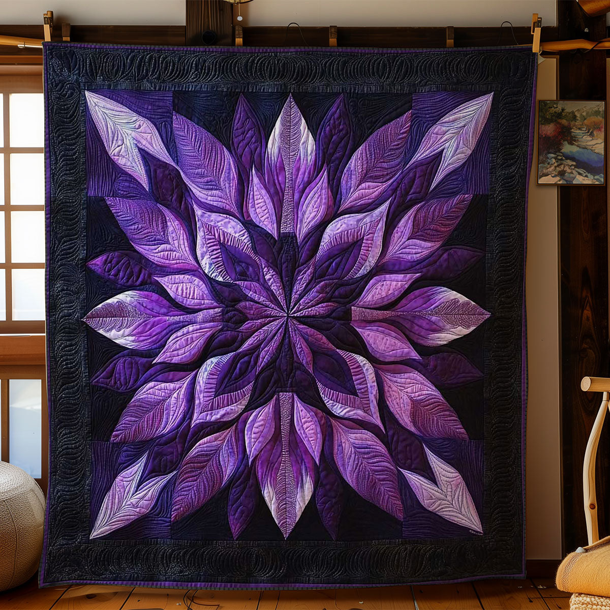 Royal Bloom Flower WN0703017CL Quilt