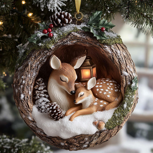 Snowy Fawn CP0312213CL Christmas Ornament