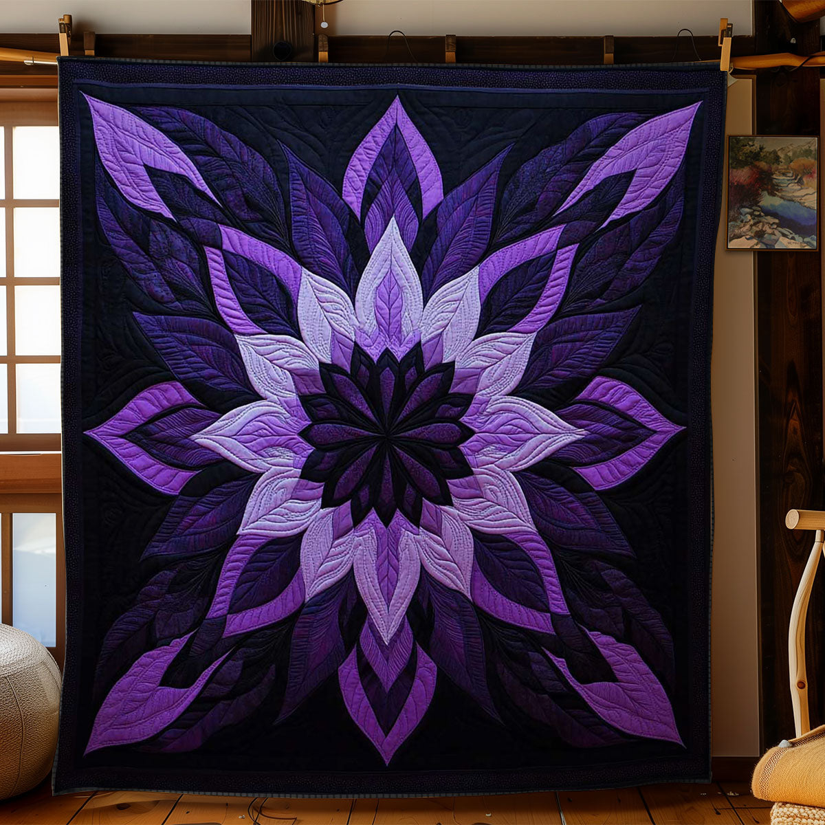 Mystic Flower WN0703012CL Quilt