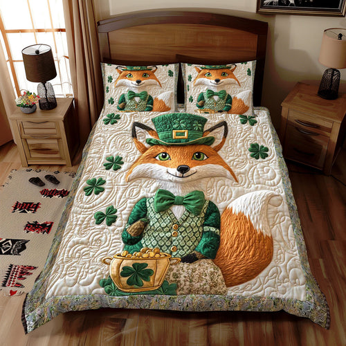 Shamrock Spirit Fox WP0701064CL Duvet Cover Set