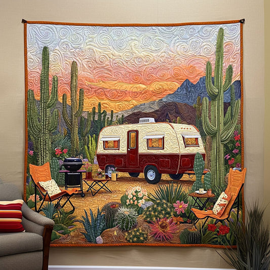 Camping In Desert QA1312005CL Quilt