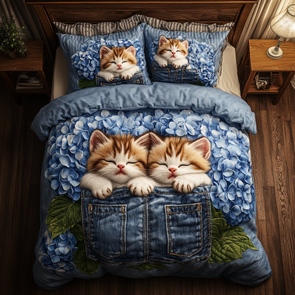 Pocket Kitten XR1201032CL Duvet Cover Set