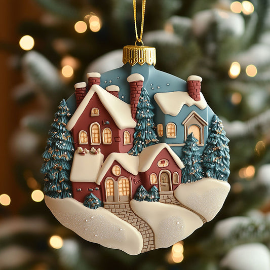 Winter Village Charm CW1012068CL Christmas Ornament