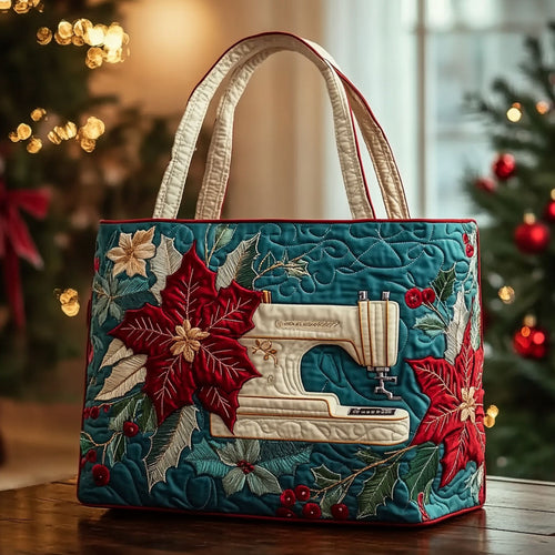 Handmade Sewing Machine WN2010031CL Quilted Tote Bag