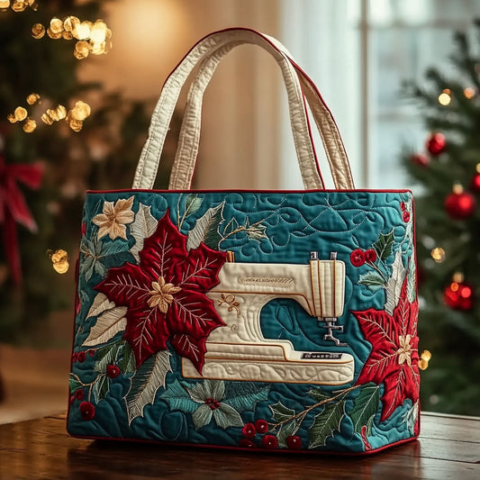 Handmade Sewing Machine WN2010031CL Quilted Tote Bag