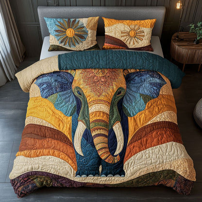 Silent Strength Elephant WN0801079CL Duvet Cover Set
