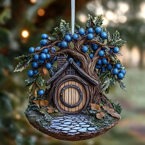Tree House Enchanted Door WN0412064CL Christmas Ornament