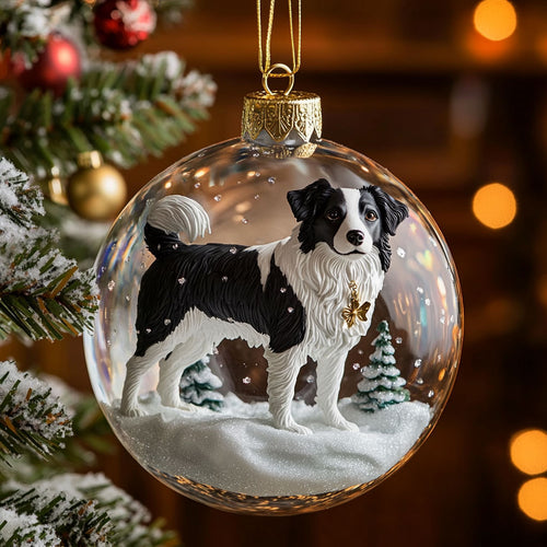 Border Collie Charm CW0112001CL Christmas Ornament