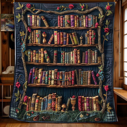 Elegant Roses Bookshelf WP1403064CL Quilt