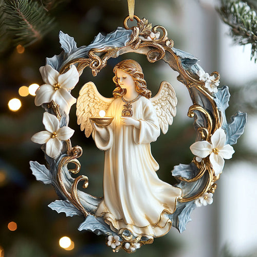 Floral Angel CP0412021CL Christmas Ornament