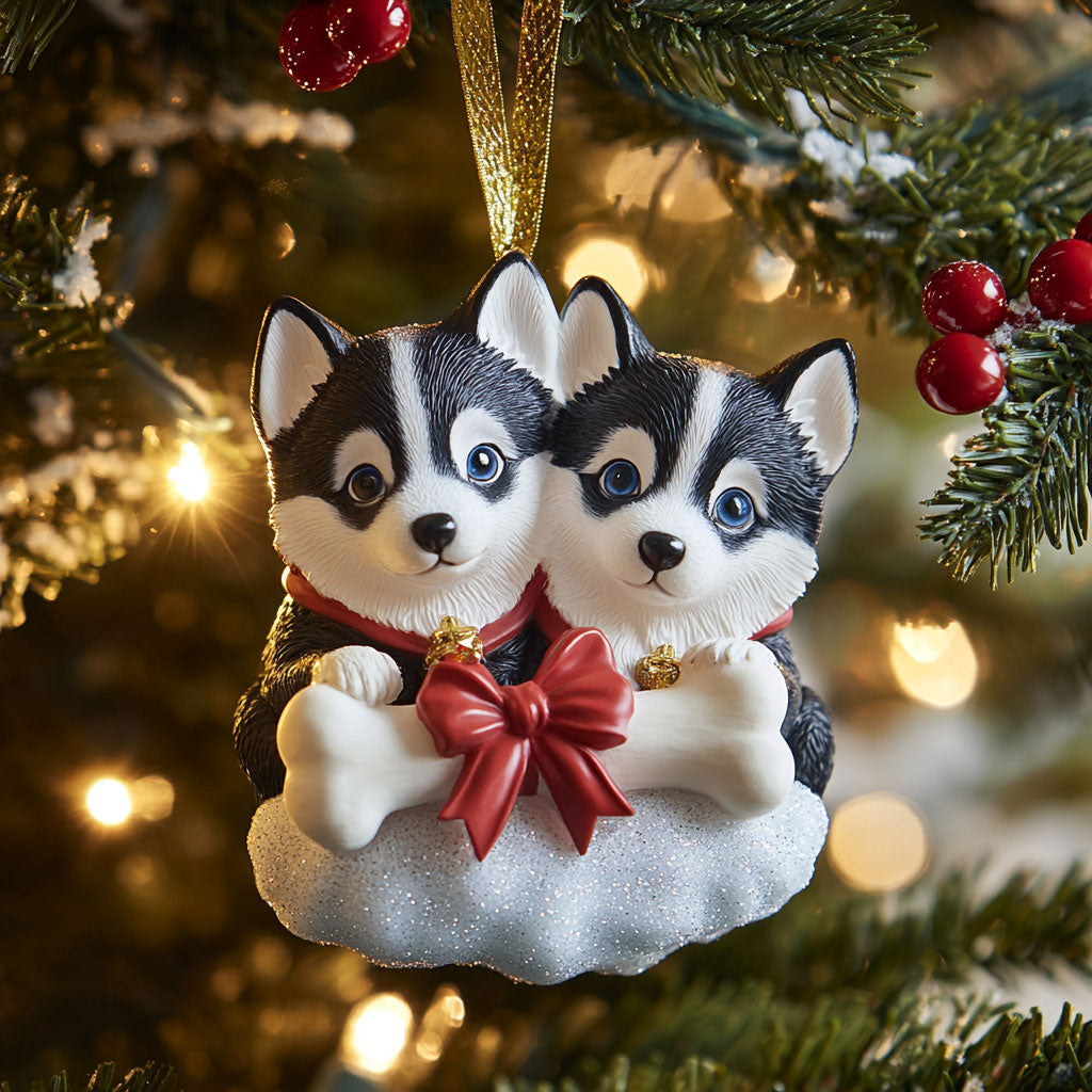 Cuddle Twins CP0312130CL Christmas Ornament