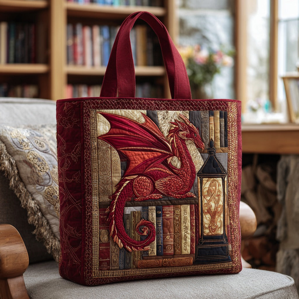 Dragon Tales XR1111011CL Quilted Tote Bag