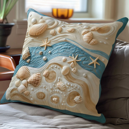 Seashell Shore WN2006062CL Quilt Pillow Case