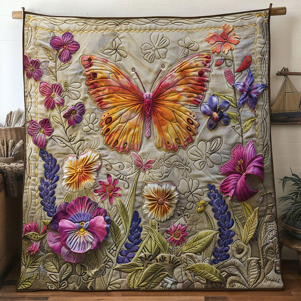Petal Butterfly WN1201064CL Quilt