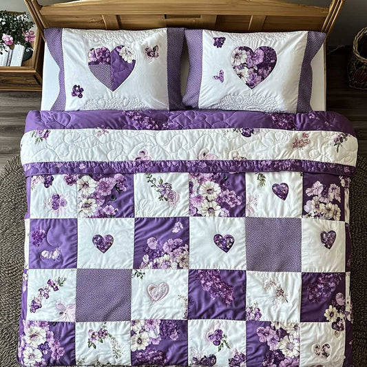 Patchwork Heart WN0403013CL Duvet Cover Set