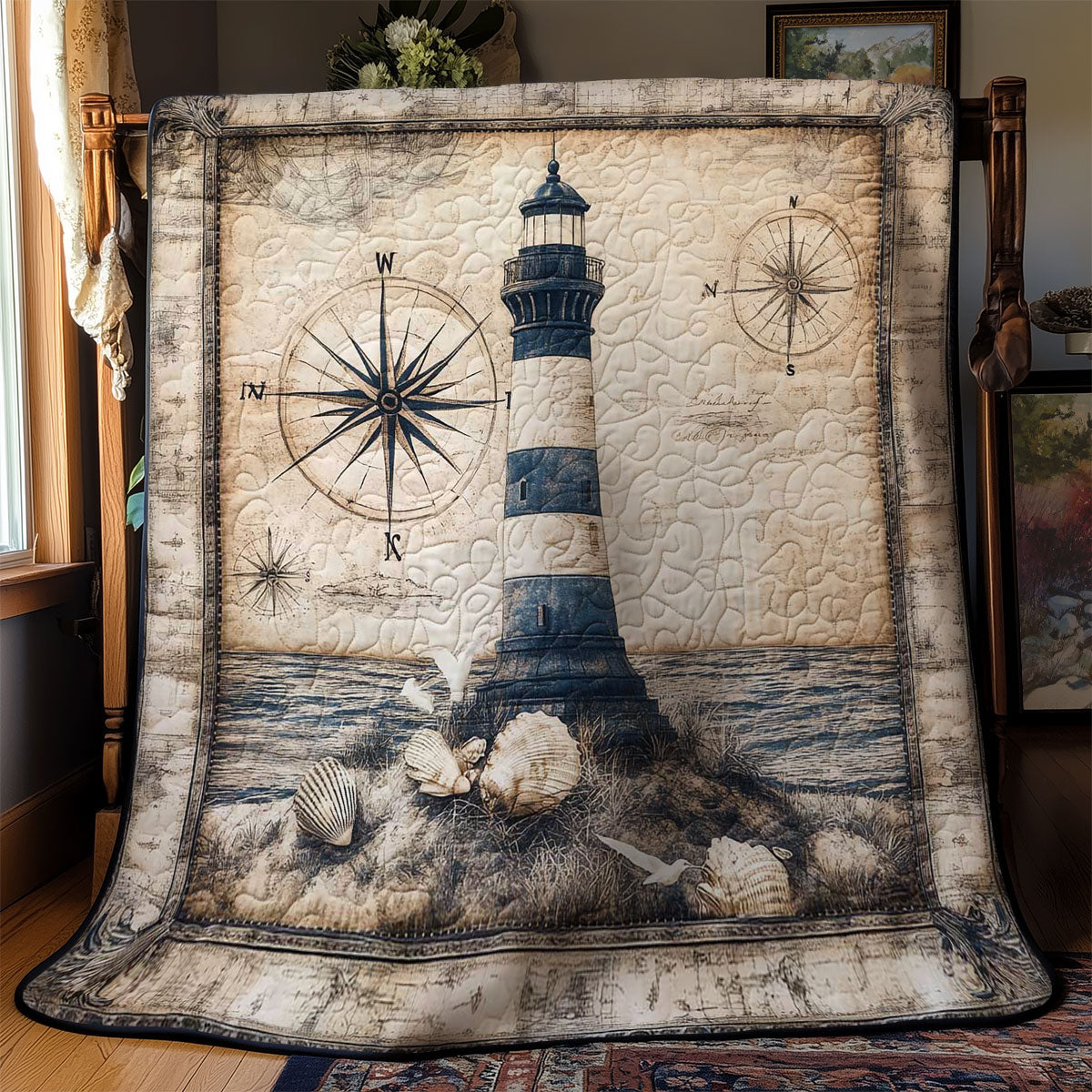 Compass Lighthouse WN0502023CL Quilt