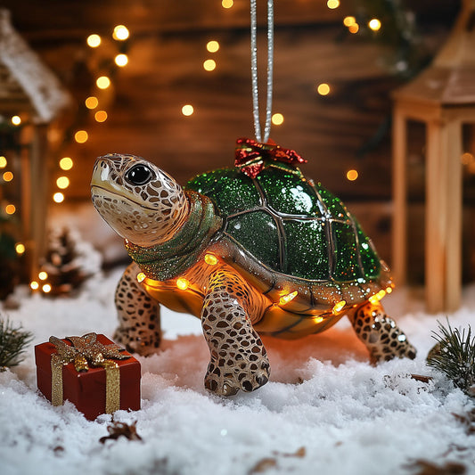 Turtle Lumière LT1110039CL Christmas Ornament