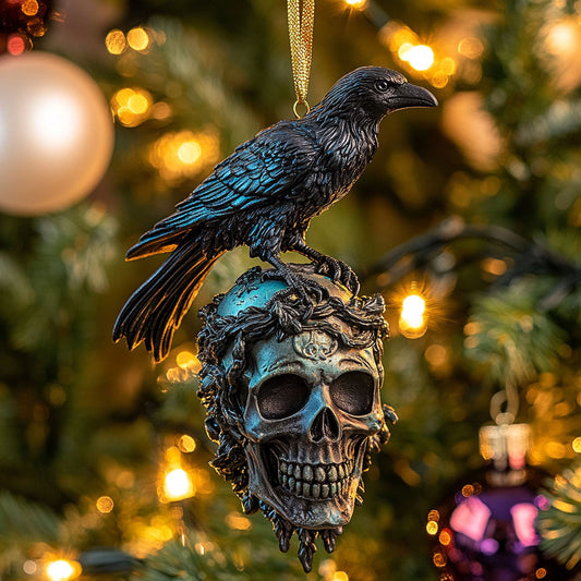 Skull Perch CP2711013CL Christmas Ornament