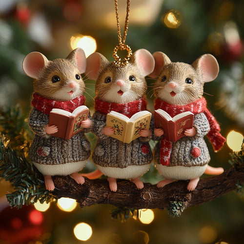 Winter Blessing Mouse WN1311115CL Christmas Ornament