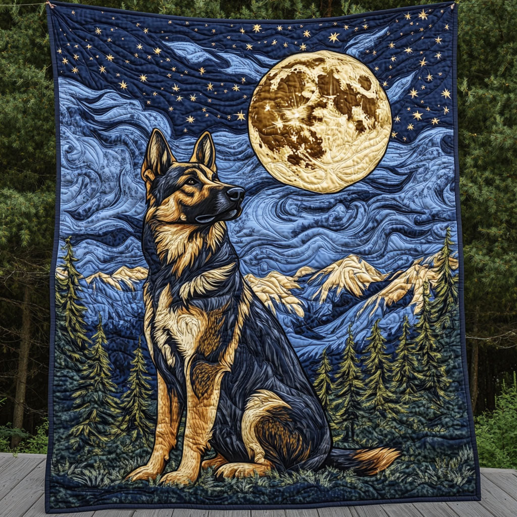 Moonlight German Shepherd WP1905065CL Quilt