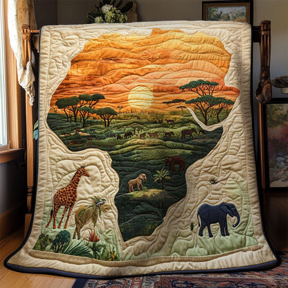 Timeless African WN0403023CL Quilt